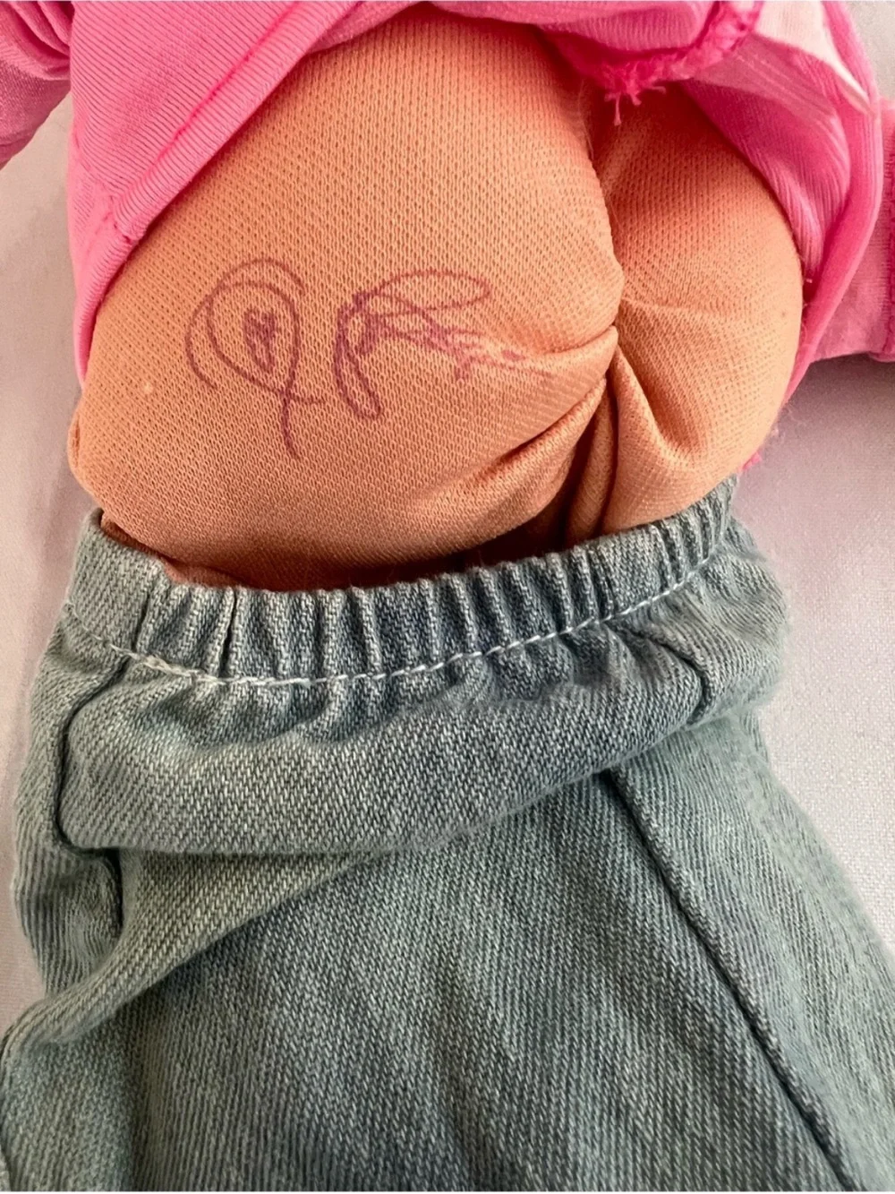 Vintage 1996 Cabbage Patch Kids By Hasbo With Barbie Outfit
